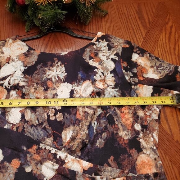 Adrianna Papell Fall Dress 18W - Picture 4 of 11